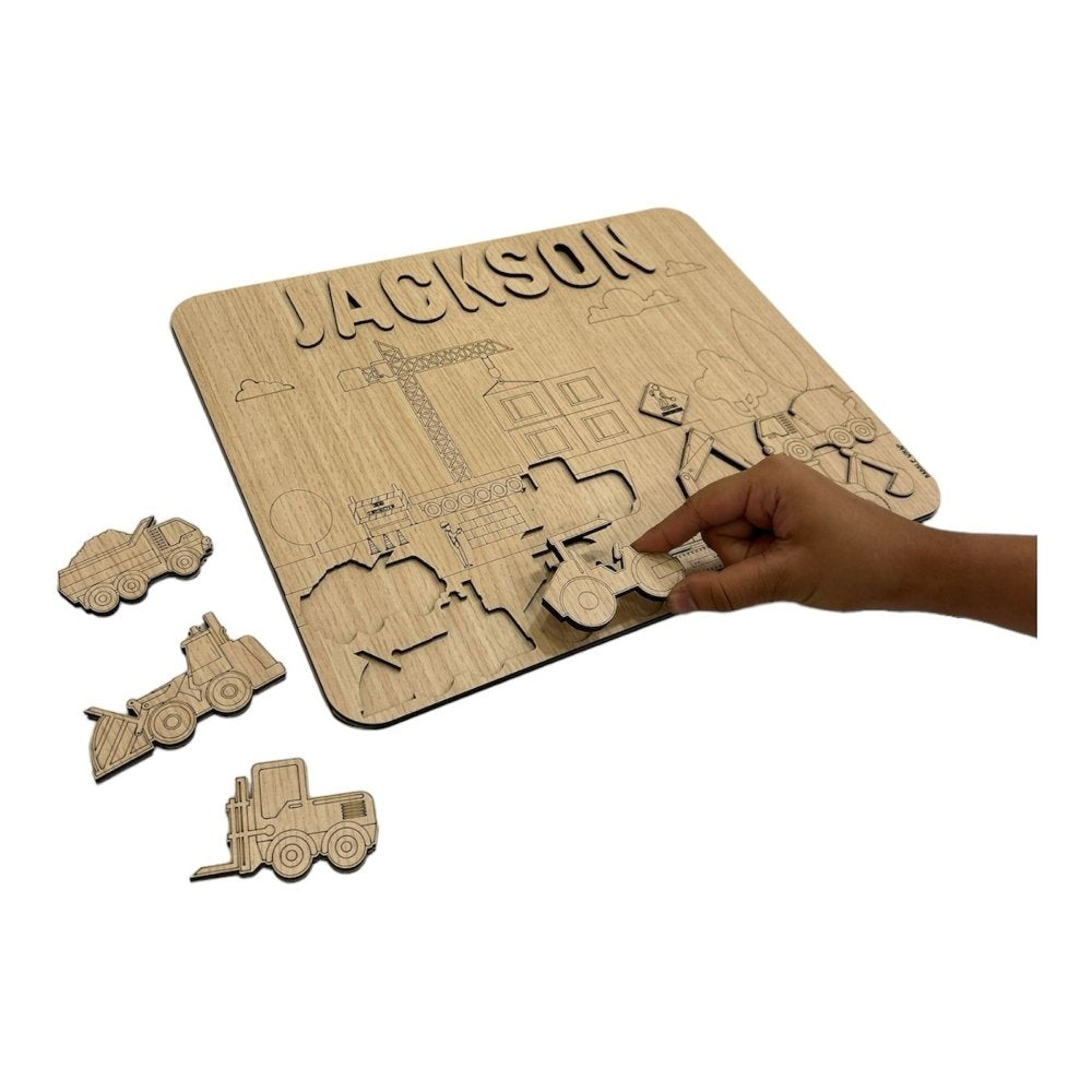 Personalised Wooden Name Puzzle- Lumber Zone