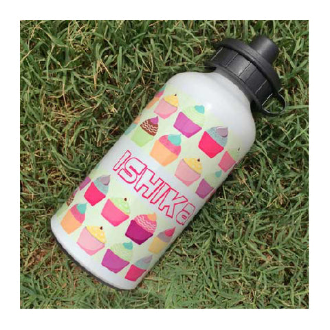 Personalised Water Bottle - Cupcake