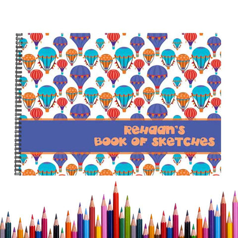 Personalised Parachutes Sketch Book