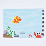 Sketch Books With Personalized Crayons - Underwater