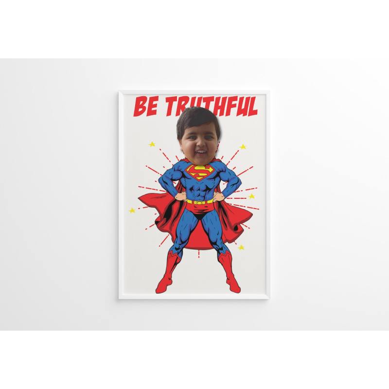 SuperHero Motivational Frame - Superman