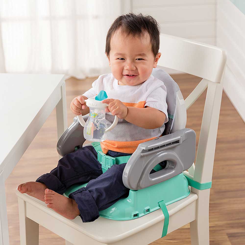 Summer Infant Deluxe Folding Booster  Booster seat Teal & Grey 6M to 24M