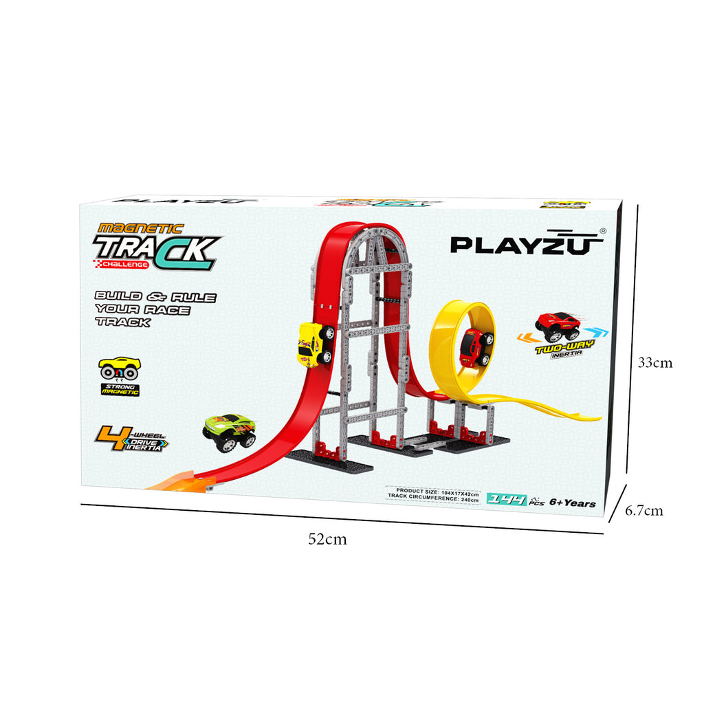 Playzu Magnetic Track Set - 1.5 Loops