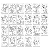 Orchard Toys Coloring Book - Set Of 3 ( Animals+ Unicorn Mermaid+1-20)