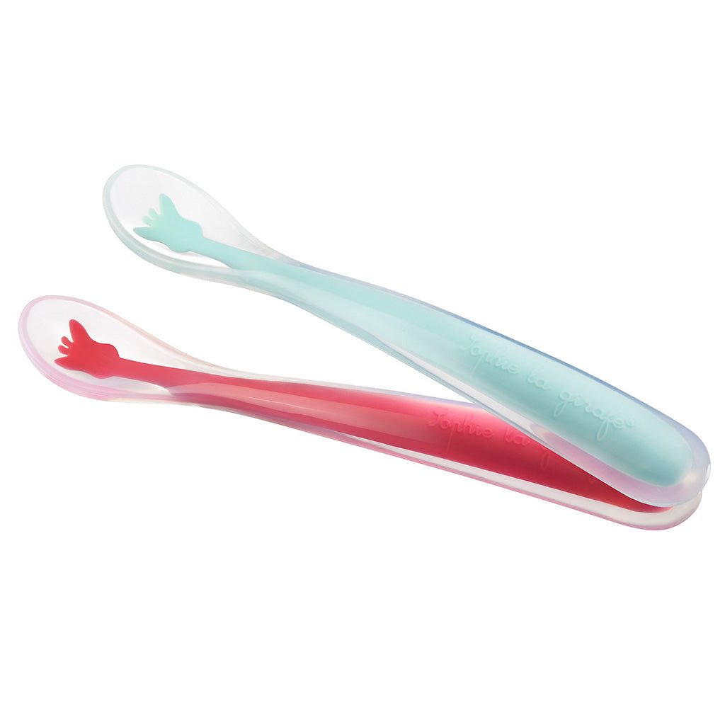Sophie la Girafe Soft Silicon Spoons - Pack of 2