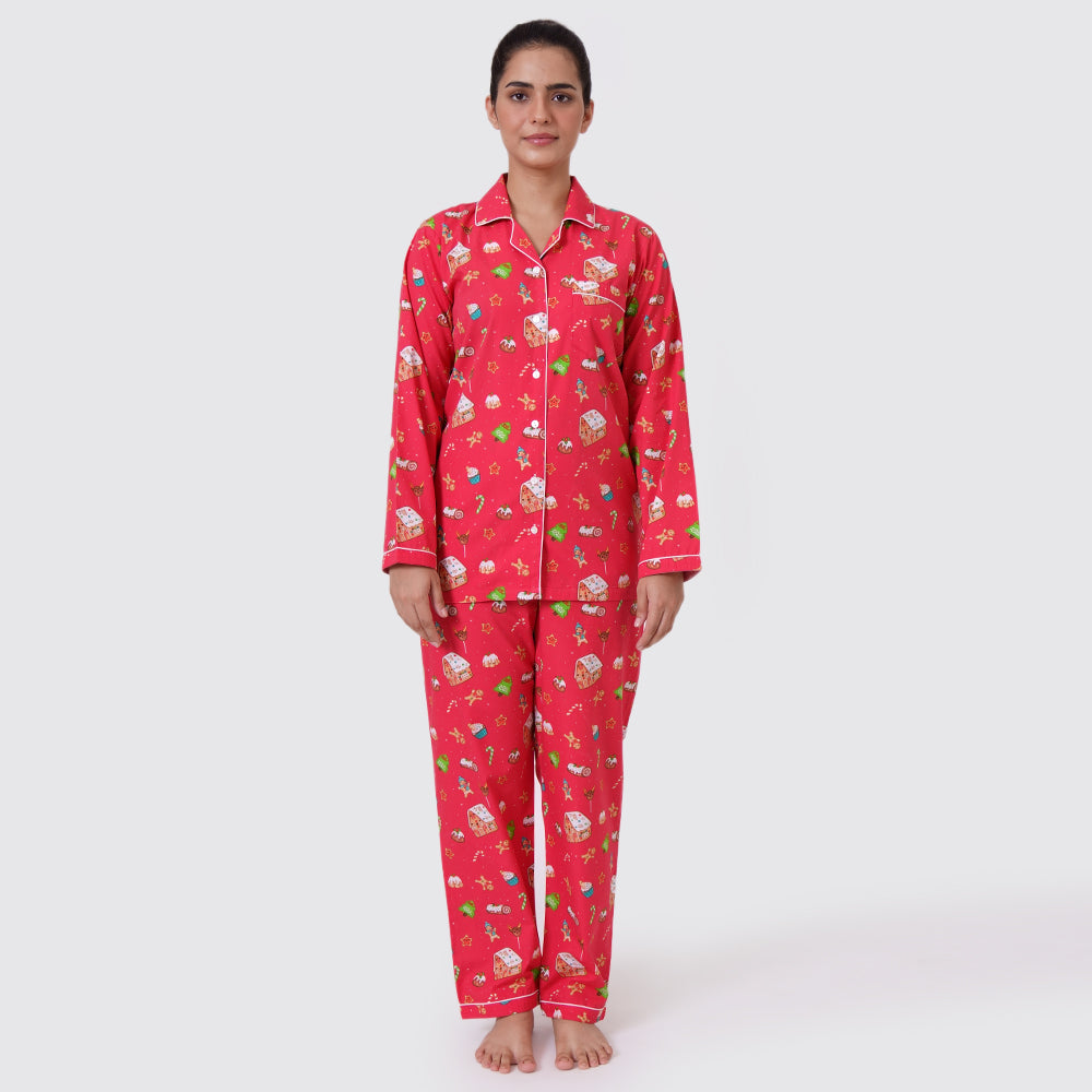 Personalised- Women Sweet Christmas Pajama Set