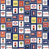 Personalised Wrapping Paper 19 x 26.5" - London, Set of 10