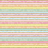 Personalised Wrapping Paper 19 x 26.5" - Glitter Stripes, Set of 10