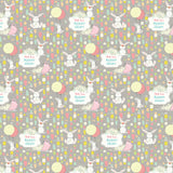 Personalised Wrapping Paper 19 x 26.5" - Bunny, Set of 10