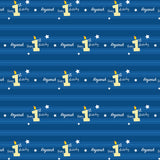 Personalised Wrapping Paper 19 x 26.5" - Happy 1st Birthday - Boy, Set of 10