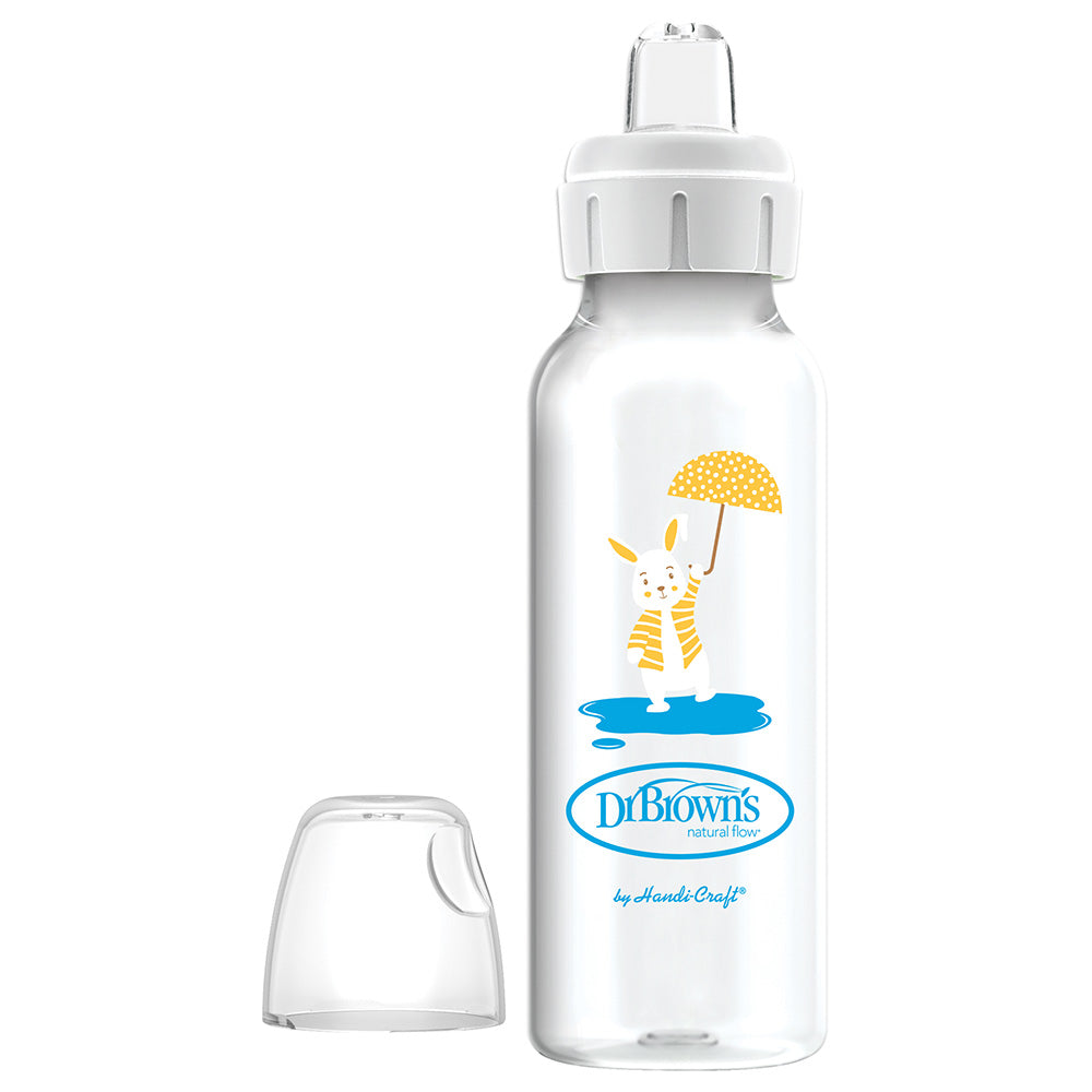 Dr. Brown's Narrow Sippy Spout Bottle - Bunny