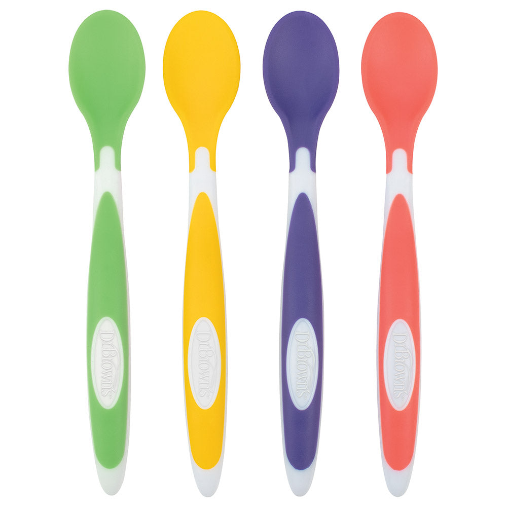 Dr. Brown's Soft Tip Spoons, 4-pack - Multicolour