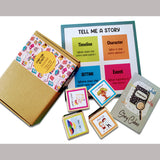 Story Cube with Story Mat (Contain Wooden Cube)